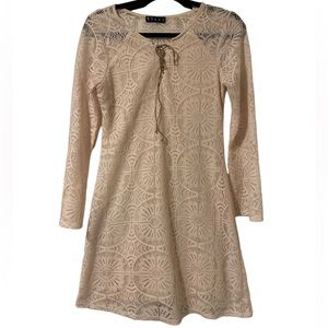 Bluét Cream Lace Dress